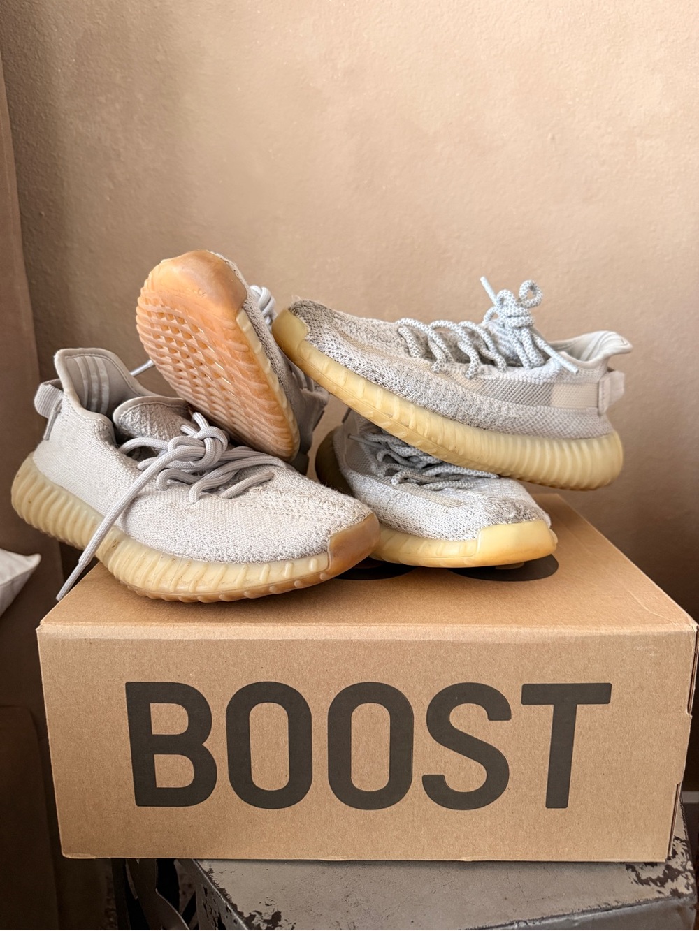 Adidas Yeezy Boost 350 static & sesame